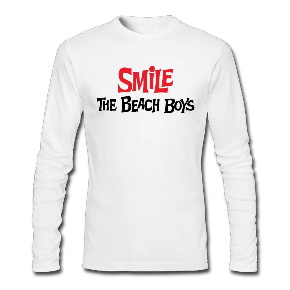 Men's Smile Of The Beach Boys O Neck Long Sleeve Tee Shirt ...