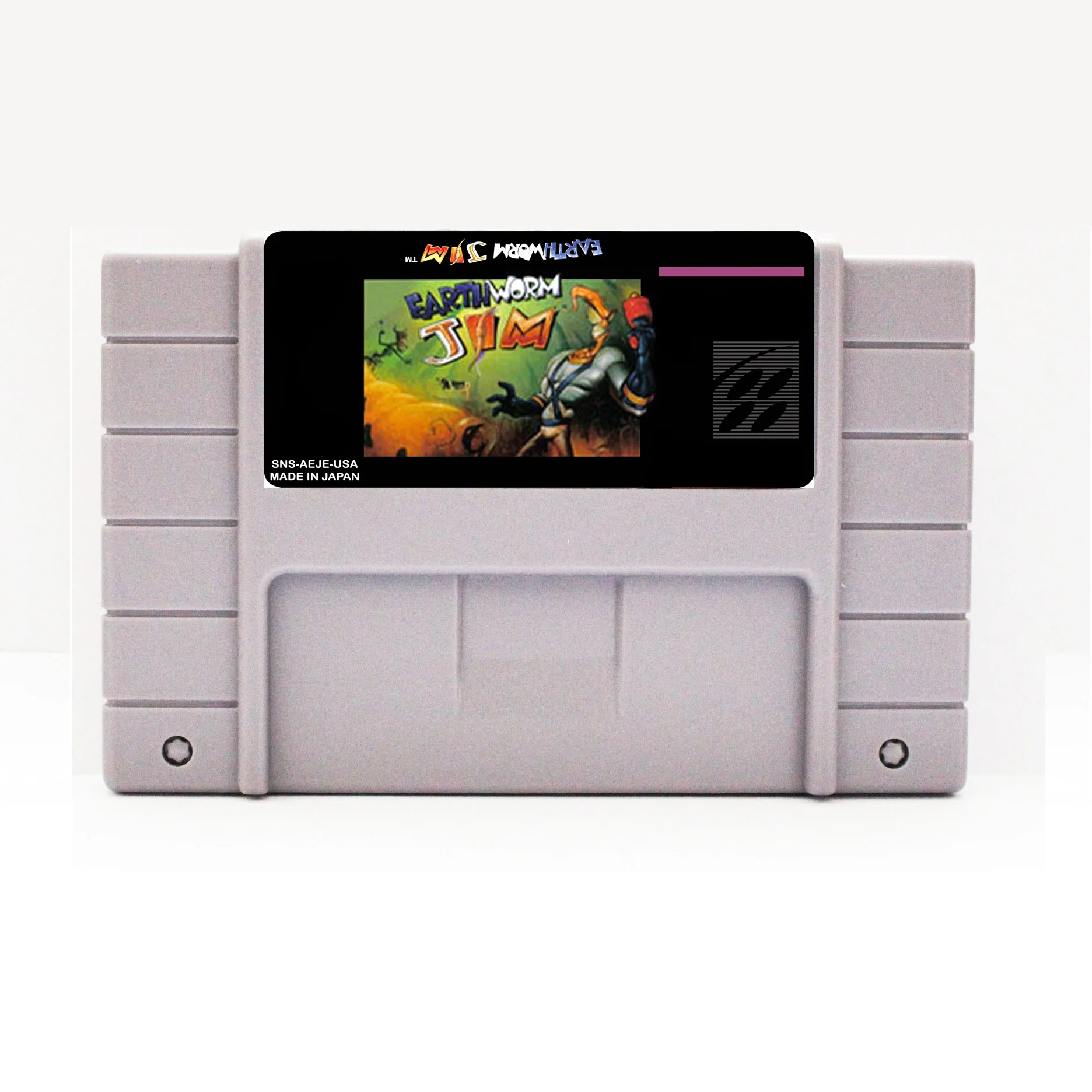 Earthworm Jim 1-16 бит для США NTSC игровой плеер большая серая игровая Карта | Электроника