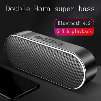 

New Smart Bluetooth speakers super bass 3D stereo surround sound effect dual horn DSP digital noise reduction HD call audios