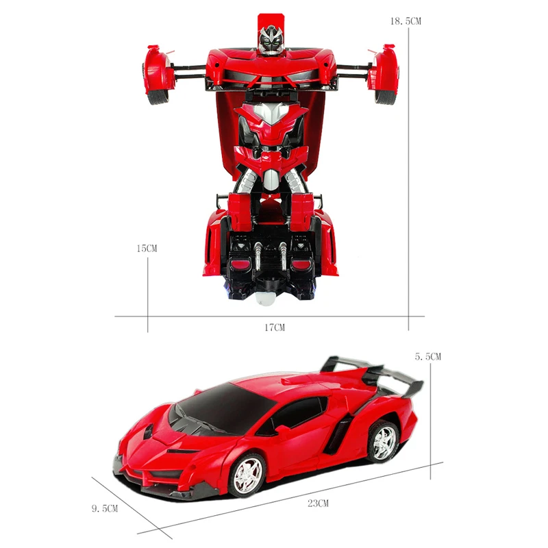 1:18 4CH деформации RC автомобиль трансформации модели роботов дистанционное