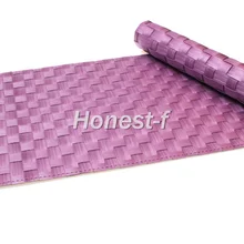 Фиолетовый цвет термостойкие салфетки, крест-переплетения PP НАСТОЛЬНЫЕ КОВРИКИ для столовой, кухни