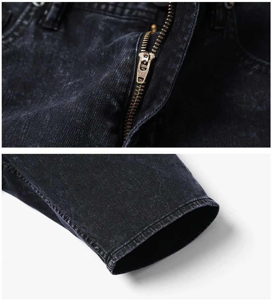 SIMWOOD, летние новые джинсовые шорты для мужчин, одноцветные, длина до колена, вареные джинсы, облегающие, высокое качество, винтажная брендовая одежда 180198