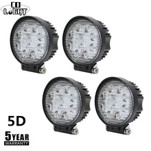 CO LUCE 4.3 “5D Fuori Strada Ha Condotto La Lampada del Lavoro 27 w Flood Spot Combo Fascio LED di Lavoro Luci di Guida 12 v Per Jeep ATV 4×4 Camion Del Trattore