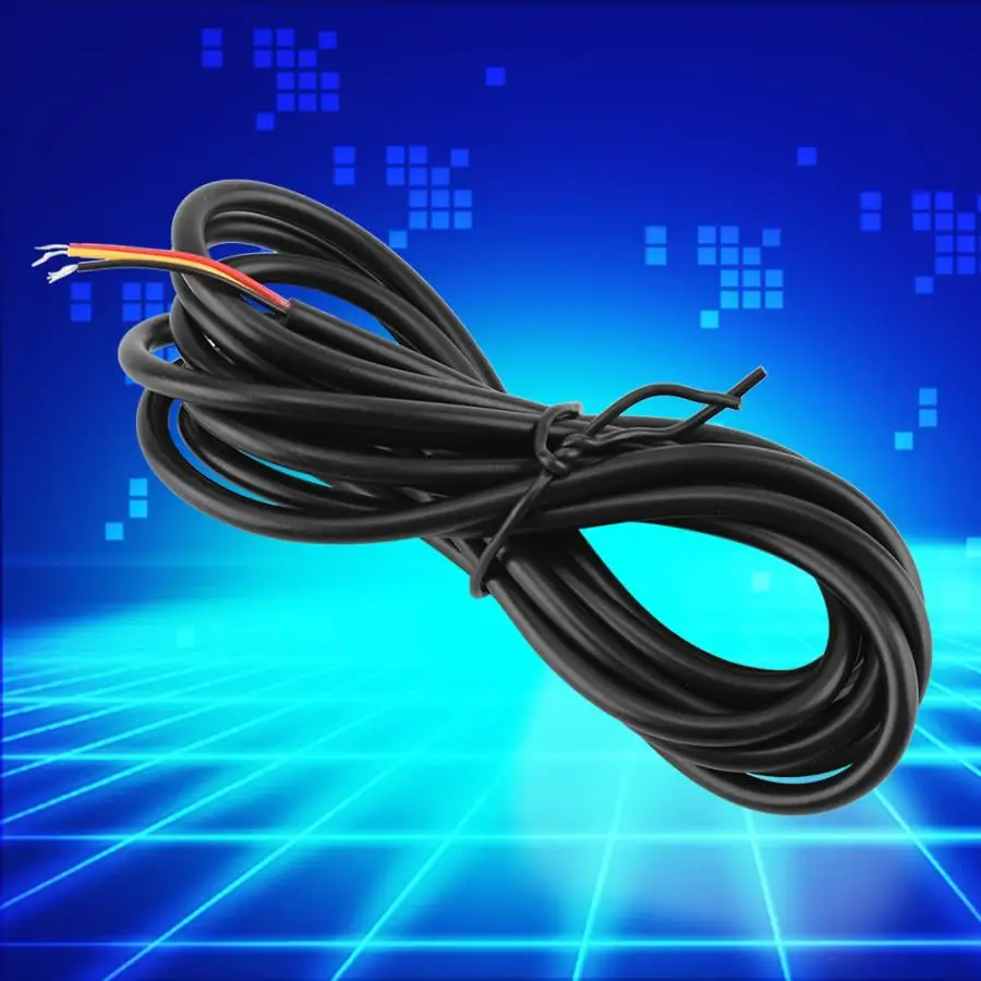

5 PCS Waterproof Sensor Digital Thermometer Thermal Probe DS18B20 Stainless Steel Water Milk