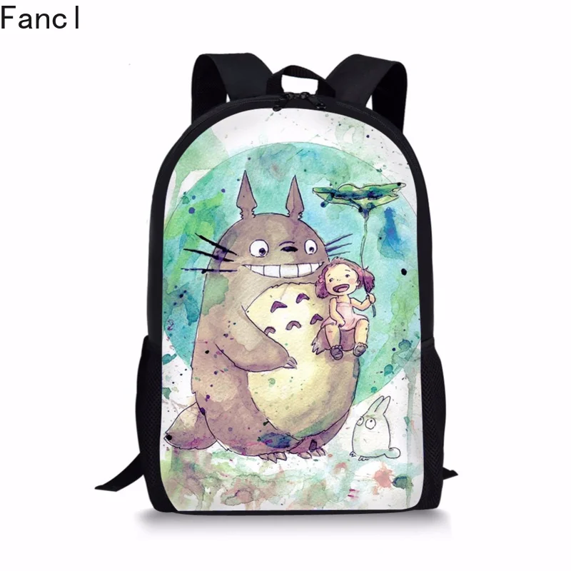 Новые очаровательные рюкзаки Totoro школьные сумки японского аниме для девочек и