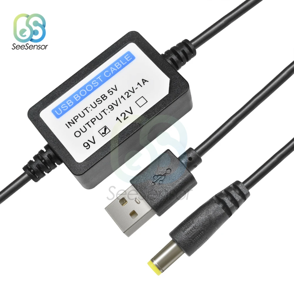 Повышающий USB-кабель для зарядки от 5 В до 9 в/12 постоянного тока 1 А | Обустройство