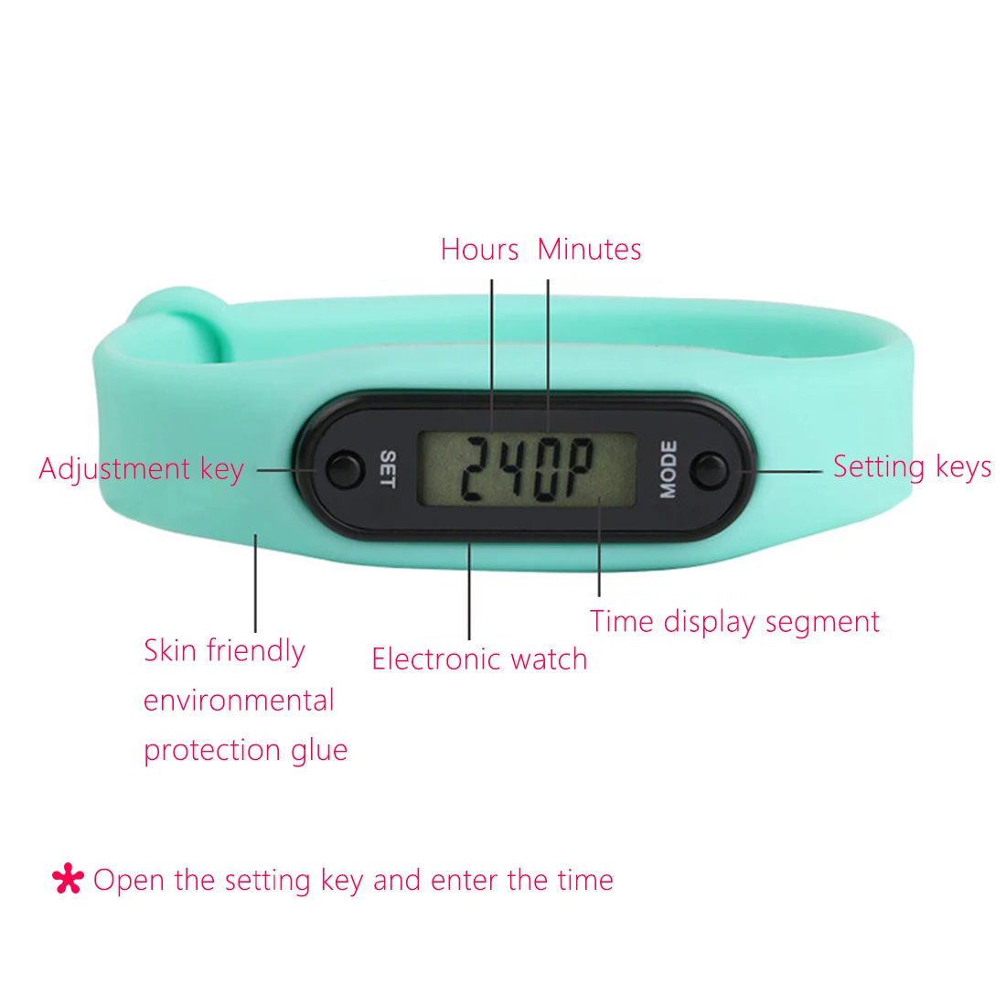 Новый силиконовые для фитнеса часы браслет цифровой ЖК дисплей шагомер бег прогулки счетчик калорий наручные Спорт трекер