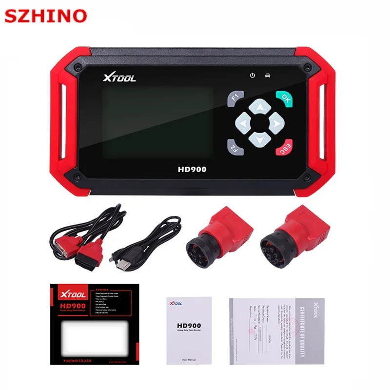 

New Arrival XTOOL HD900 Professional Truck Diagnostic Tool Eobd2 OBD2 CAN BUS Heavy Duty Code Reader HD900 Better Than PS201