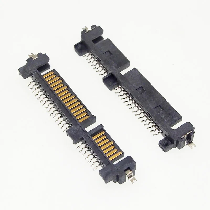 

10pcs SATA 7P+15P Male Plug Sinking Palte hard drive interface SATA interface socket