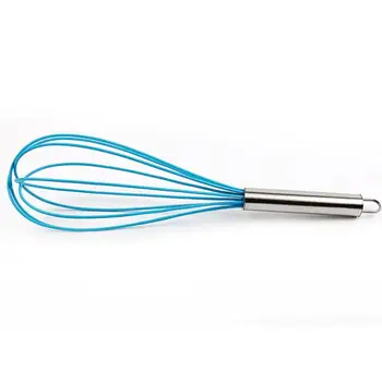 Cheap Kitchen Whisk Silicone Balloon Wire Whisk Set Egg Beater Milk Frother Kitchen Utensils Gadgets LX7242