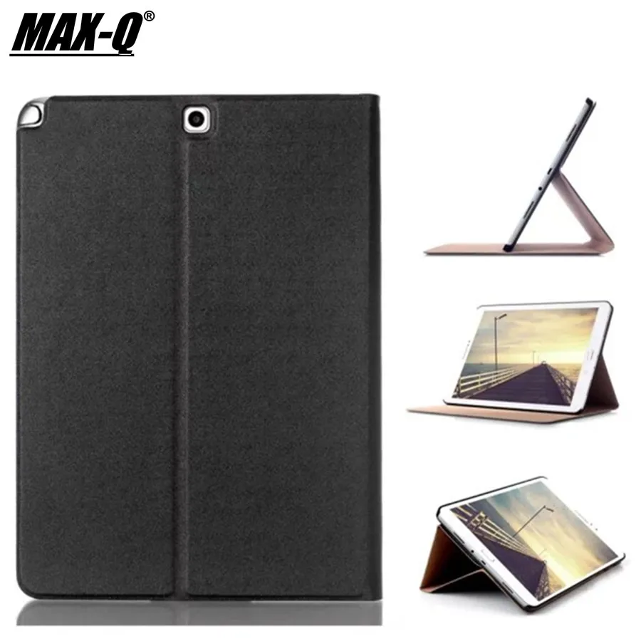 

MAX-Q For Samsung Galaxy Tab A 9.7 T550 T555 P550 Ultra Slim Folding Protective Case Pu Leather Case Cover Skin wake up/sleep