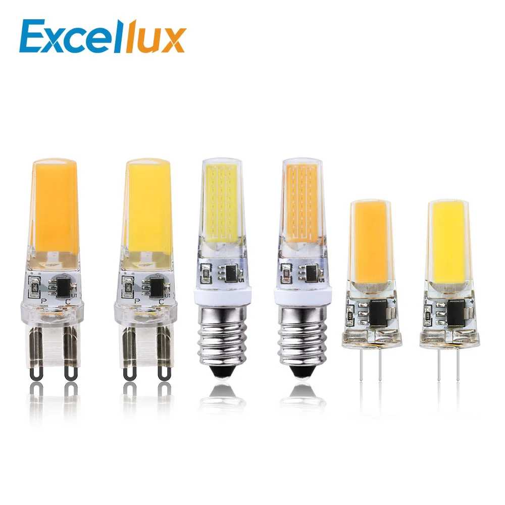 LED E14 G4 G9 Lamp Bulb Dimming AC 220V 3W COB SMD LED Light Bulbs