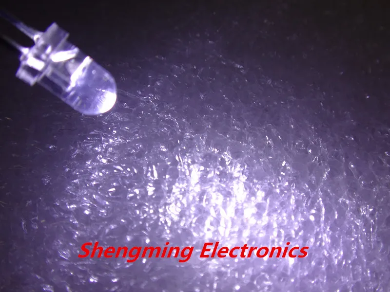 

1000Pcs 3mm Super Bright Water Clear White LED Emitting Diode Light Bulbs Lamp