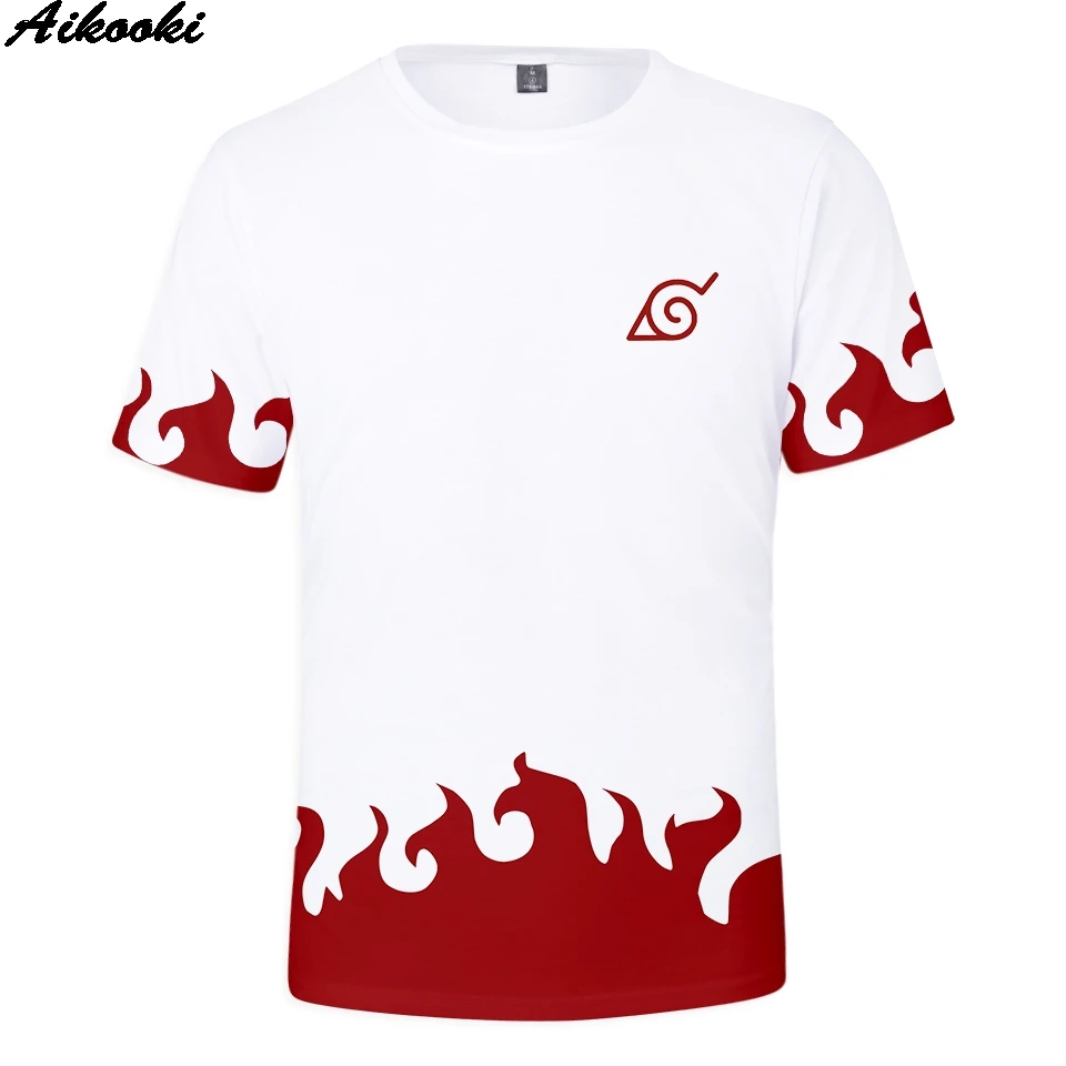 

Aikooki 20 Colour Men T shirt Naruto 3D T-shirt Men Harajuku Women Summer T-shirts Men 3D Naruto t shirt Short Sleeve Men's Tops