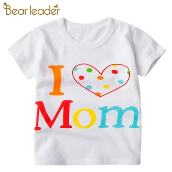 

Bear Leader Kids Clothe 2020 Baby Kid Shirt Children Short Sleeve Pattern Top O-neck Shirt Kids Clothing For 1-4 Years Old