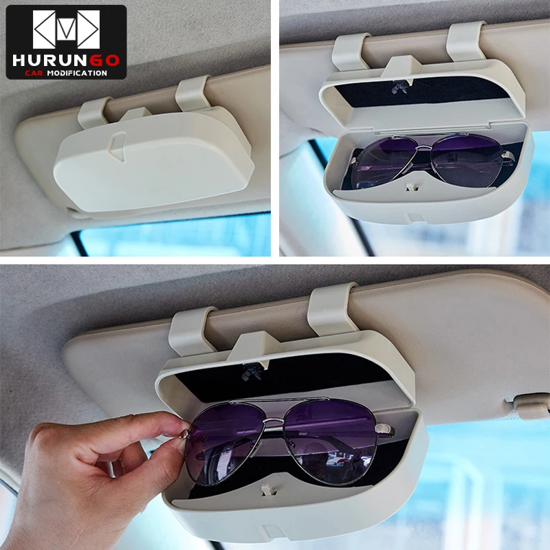 

Auto Car Eyeglasses Clip Ticket Card Clamp ABS Car Glasses Cases Car Sun Visor Sunglasses Holder Accessories