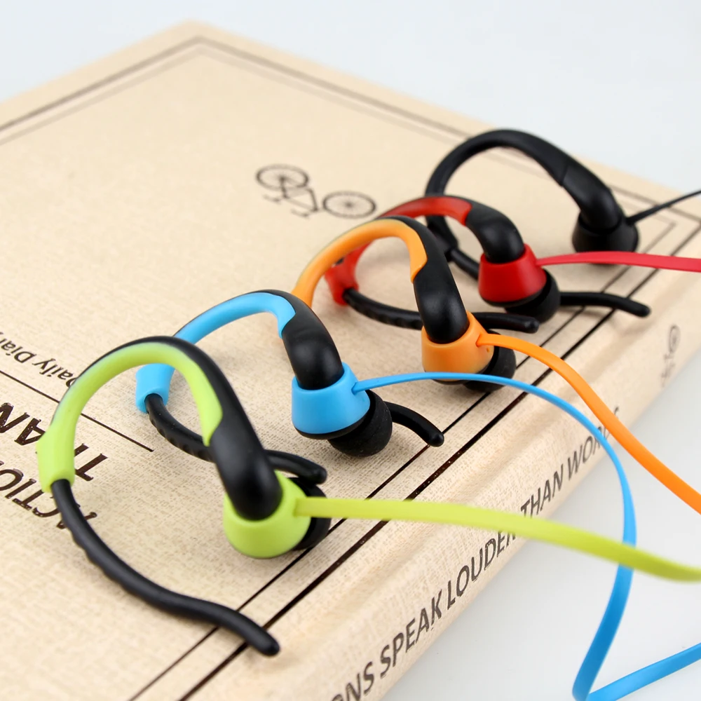 Ersuki MP3 Player USB Neckband Sports Running MP3 with Earphones Support 16GB Micro SD TF Card