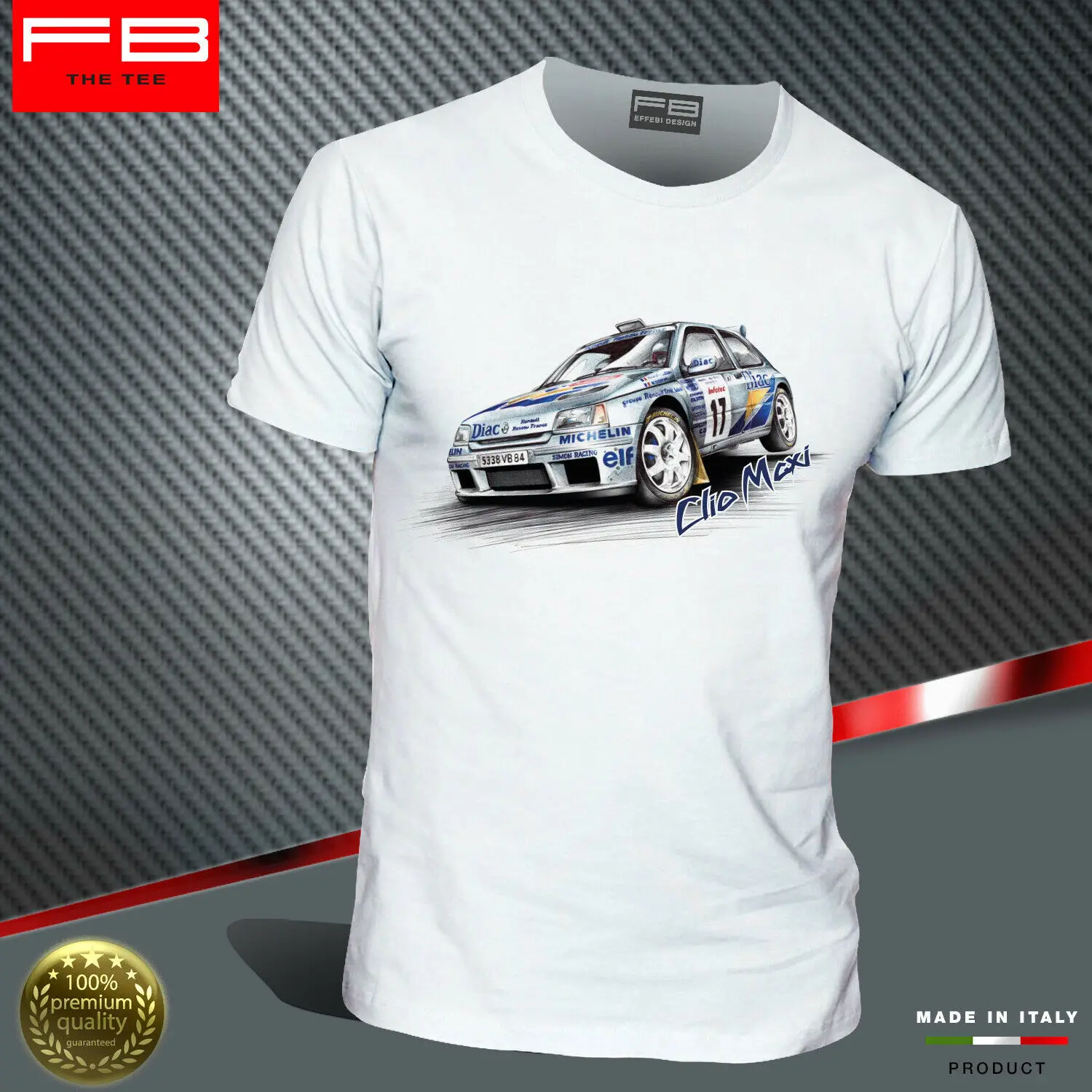 

2019 Funny T-Shirt Renault Clio Maxi Ragnotti Team Diac Rally Legend Montecarlo Unisex Tee