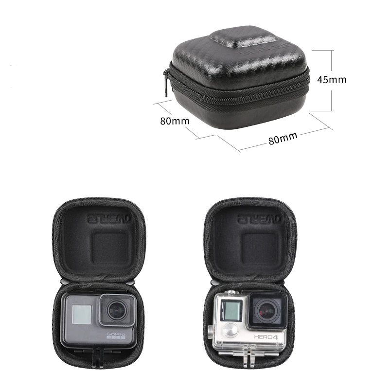 Мини Портативная сумка для хранения водонепроницаемая защитная коробка для переноски с металлической пряжкой для Gopro Hero 4 5 6 7 аксессуары для экшн-камеры