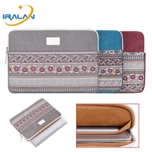 Двухслойная Холщовая Сумка для ноутбука macbook Pro 13 Чехол 11 12 14 15 для Xiaomi notebook Air 12,5 13,3 15,6 женские мужские сумки