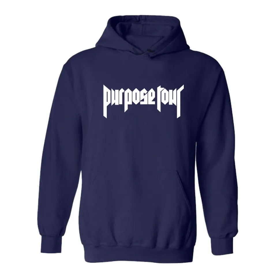 2017 Fashion PURPOSE TOUR Hooded Hoodies JUSTIN BIEBER Hoodies and Sweatshirts super star clothing Plus Size 4XL