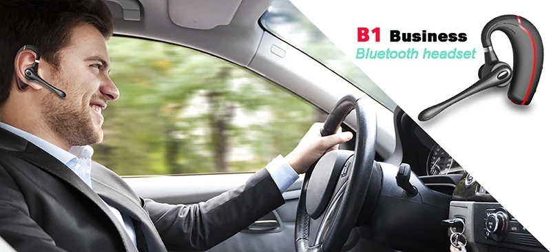 Новые B1 бизнес Bluetooth наушники стерео Громкая связь шумоподавление Bluetooth гарнитура Беспроводные наушники с коробкой для хранения