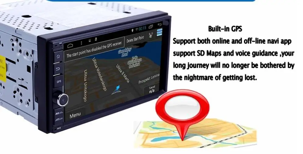 Android 5,1 автомобильное радио двойной Din стерео четырехъядерный gps Navi Wifi Bluetooth/RDS/SD/USB/сабвуфер/OBD2/3g/4G Apple Play Mirror link