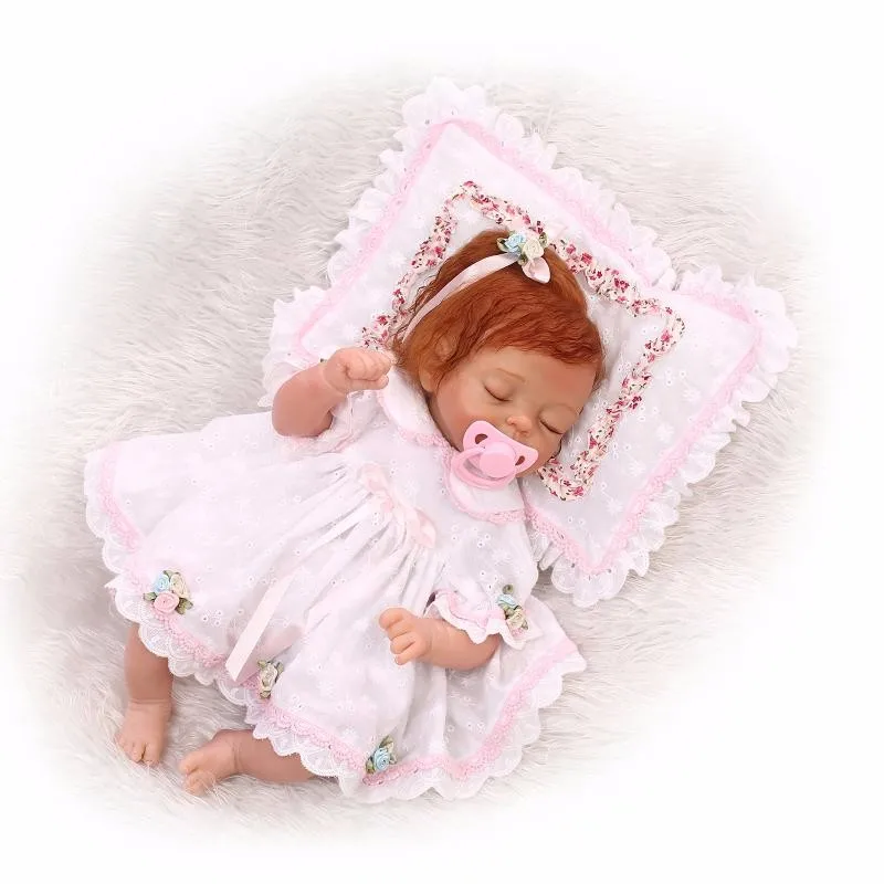 

43cm Soft Silicone Reborn Dolls lol toys Realistic hand rooted hair vivid Lifelike Baby Alive Dolls Kids Playmate kids toys