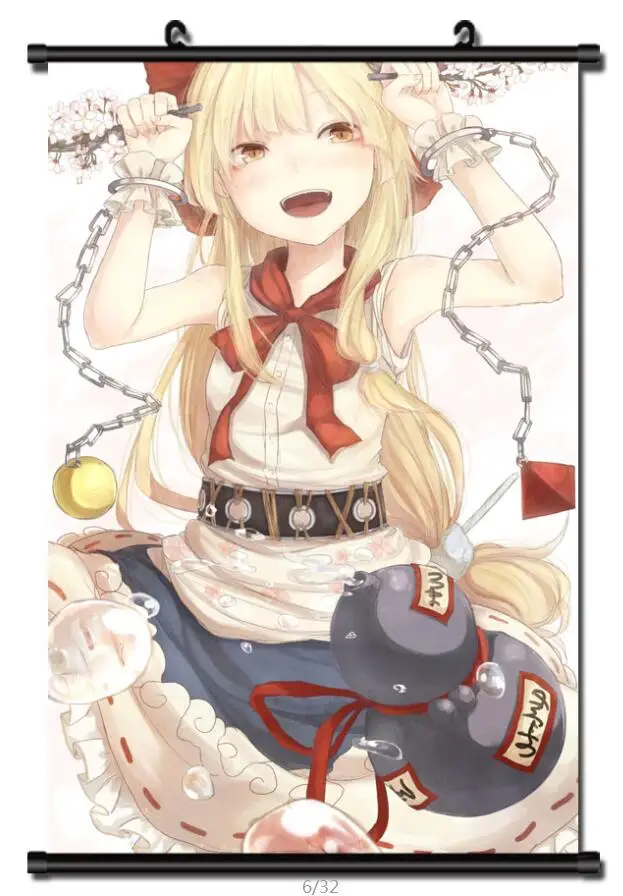 Японское аниме TouHou проект Immaterial and Missing Power Ibuki Suika домашний декор настенные