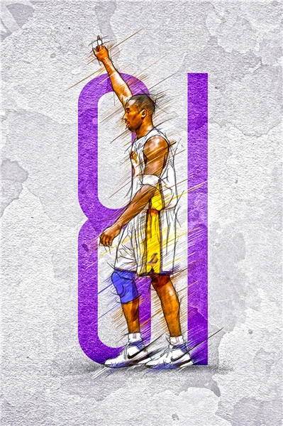 Decorative Kobe Bryant Posters 81 Points Stickers Custom ...