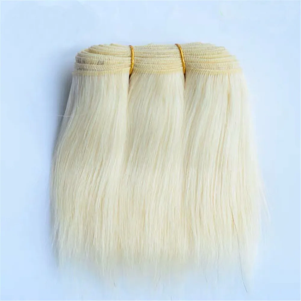 Toy Wigs Doll Wigs Doll Accessories Wool Hair Extensions 18cm Straight Wool Hair Pieces For All Dolls DIY