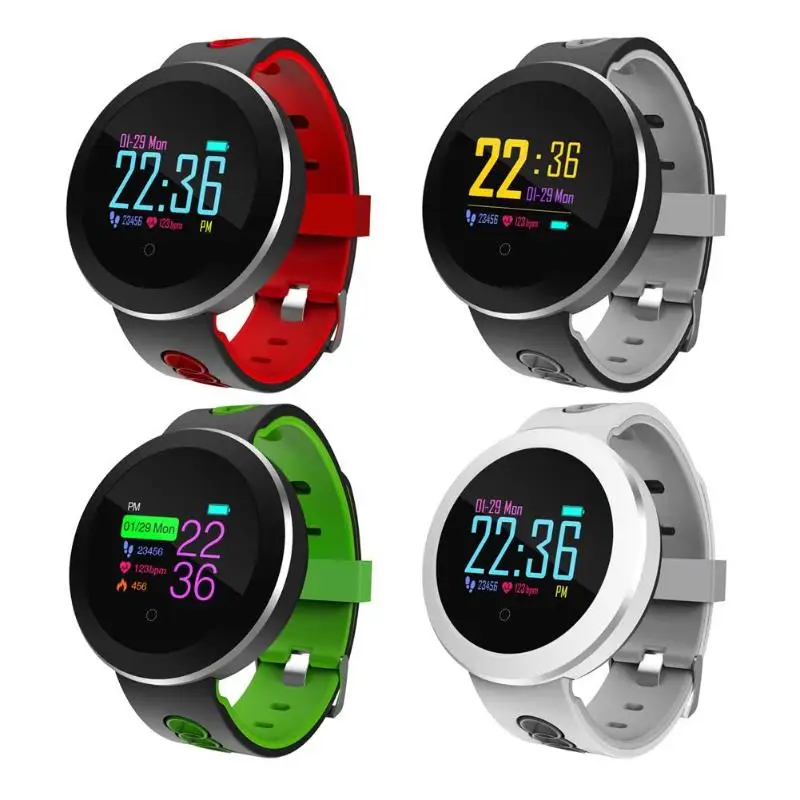 

ALLOYSEED Q8Pro Smart Watch Color Screen Bluetooth Waterproof Smart Watch Heart Rate Blood Pressure Pedometer Fitness Tracker