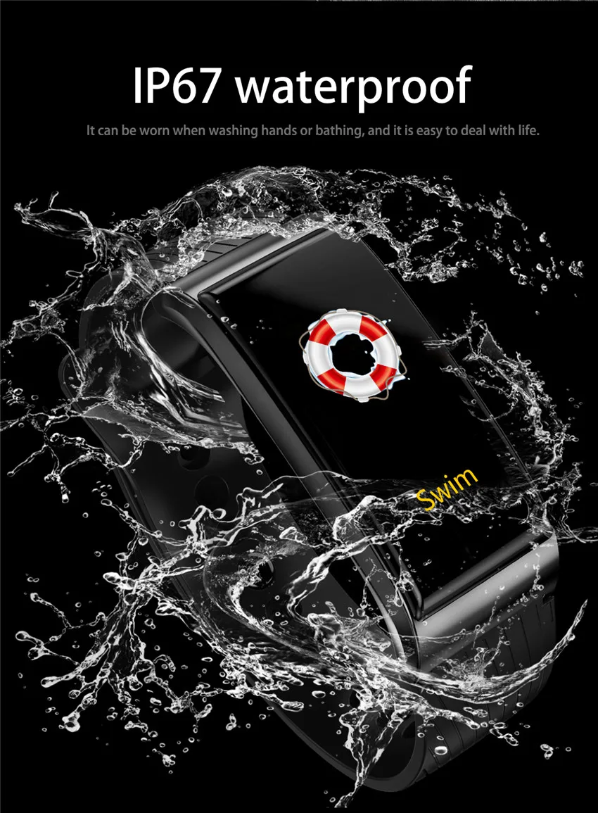 Gorilla Swim Smart Watch Men/Women Heart Rate Monitor BP Activity Tracker App GPS Run Health For Apple Xiaomi Huawei PK Fit 3/4