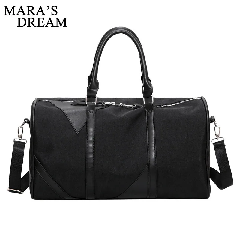 

Mara's Dream Unisex travel bag New fashion Black Oxford Women bag large capacity casual business affairs Men & Women travel bag