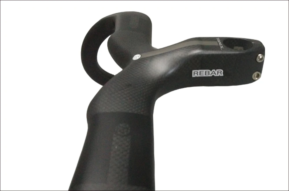 TMAEX-Новые Полностью углеродный руль для шоссейного велосипеда интегрированный руль и вынос руля гоночный ручки велосипеда Запчасти 28,6*400/420/440 мм
