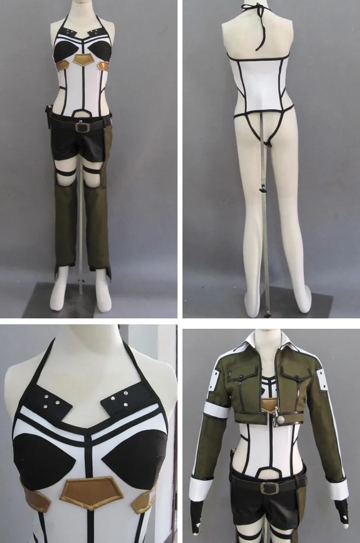 Sword Art Online 2 фантомная пуля Синон Асада шино онлайн униформа косплей костюм