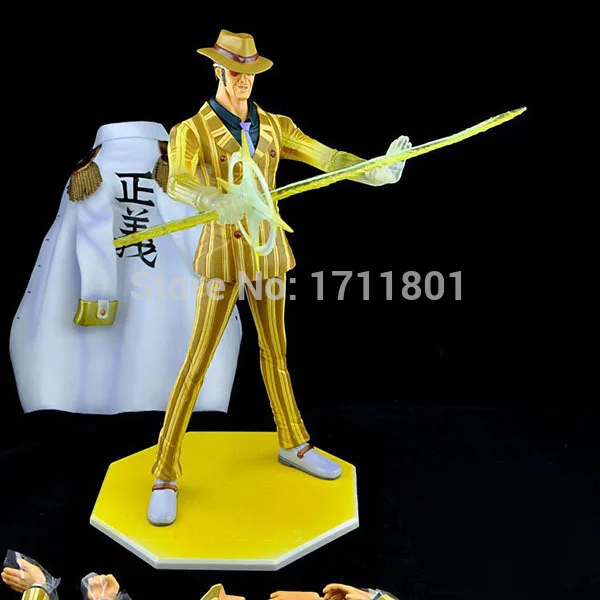 free shipping pop one piece kizaru navy admiral pvc action figure