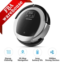 LIECTROUX Robot Vacuum Cleaner Upgrade B6009,Smart Memory,2D Map&Gyroscope Navigation,3000pa Suction, Big Dustbin, Wet Dry Mop