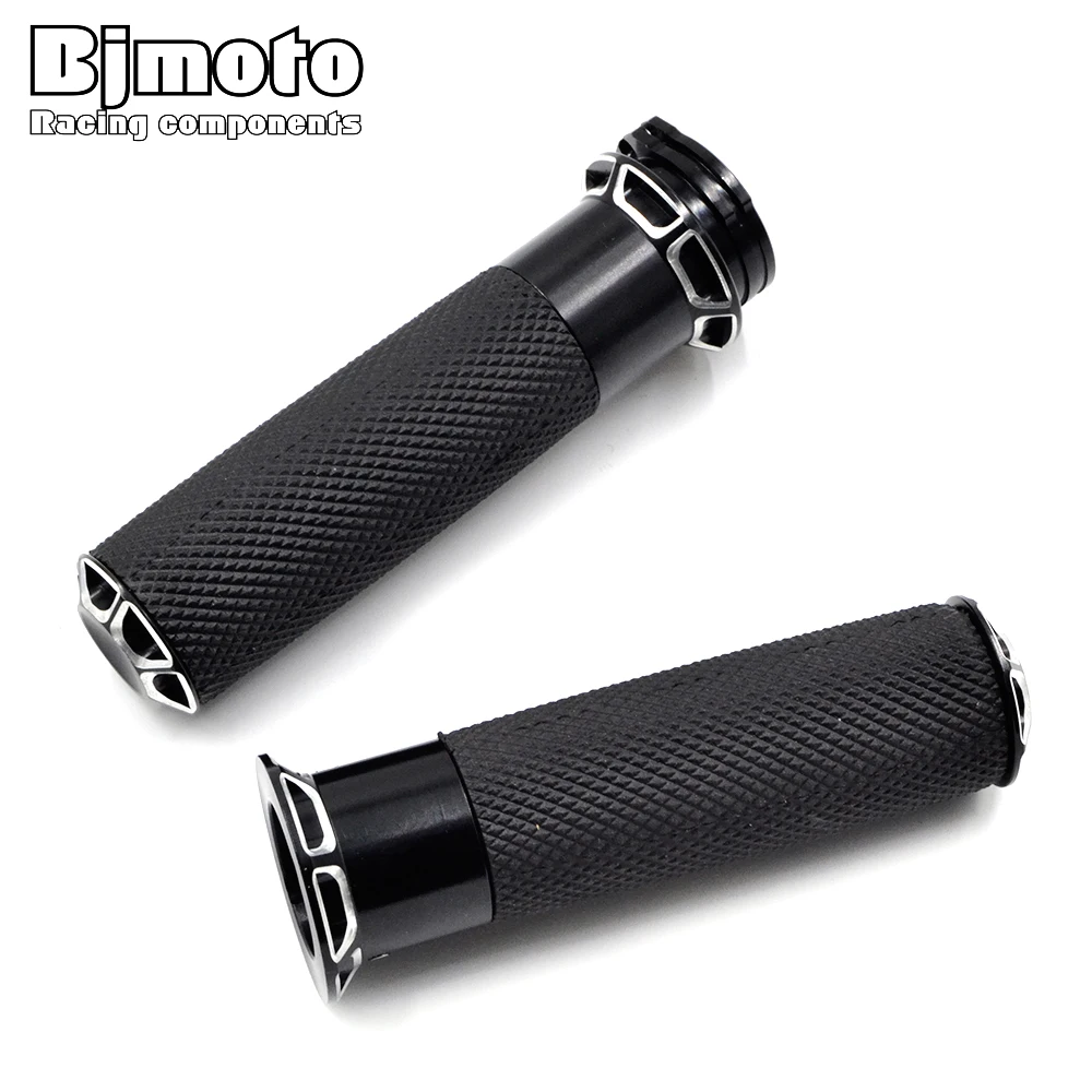 Bjmoto пара мотоциклетных алюминиевых ручек для Harley Chopper Custom 1 'ཕ мм руль руля|grips