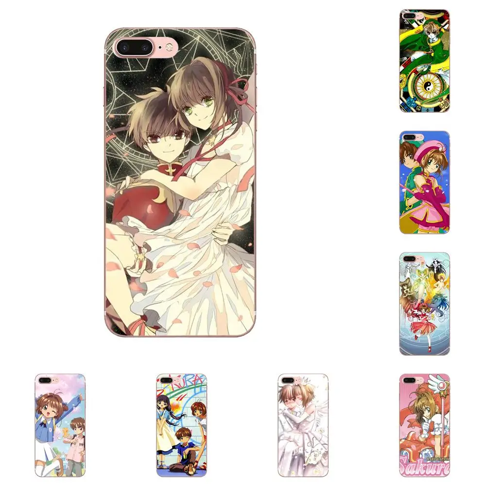 Soft TPU Pattern For Galaxy A3 A5 A7 On5 On7 2015 2016 2017 Grand Alpha G850 Core2 Prime S2 I9082 Sakura Card Captor | Мобильные