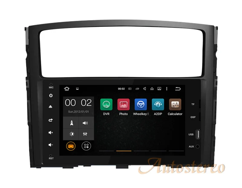 8 дюймов 4 ядра Android 7,1 6,0 5,1 автомобилей gps навигации Аудио MP3 dvd-плеер стерео головное устройство для MITSUBISHI PAJERO v97 2006