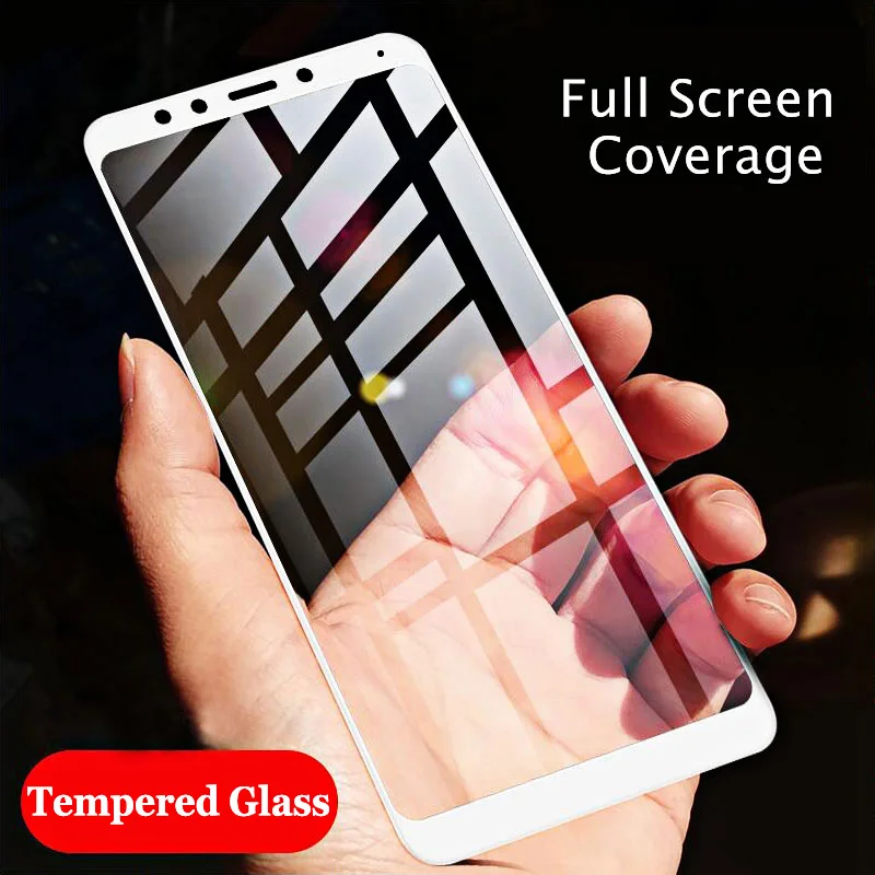 

Screen Protector for Xiaomi Redmi 5 Plus 4X S2 4A 5A 6A Full Cover Tempered Glass on Redmi Note 5 6 pro protective glass Film