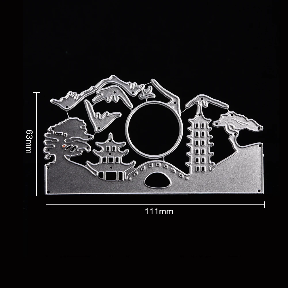 Китайский стиль DIY Скрапбукинг Резак прессформы тиснение из углеродной стали высечки трафарет для рукоделия
