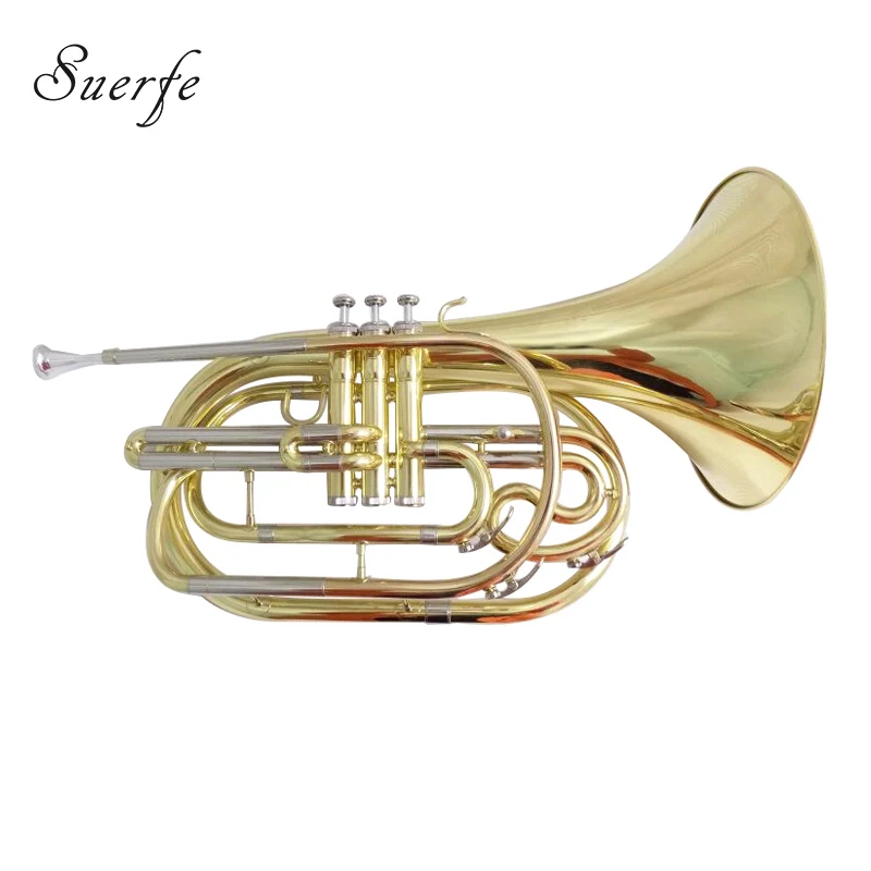 Buy Bb Marching French Horn Yellow Brass Lacquer