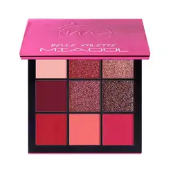 9 Цвета Блеск тени для век Pallette матовый Shimmer Тени для век Блеск алмазные тени для век косметическая пудра sombras де ojos profesional