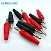 10Pcs/lot Red and Black 4mm Solderless Side Stackable Banana Plug ► Photo 1/6