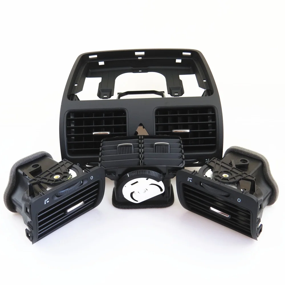 Fhawkeyeq Автомобильный Центральный кондиционер воздуха на выходе выхлопная труба для VW Jetta MK5 Гольф MK5 кролик 1KD 819 728 1KD 819 203 1KD 819 704