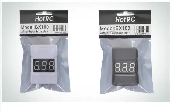 Тестер напряжения Lipo батареи HotRc BX100 1 8S 5 шт. сигнал тревоги низкого проверки с