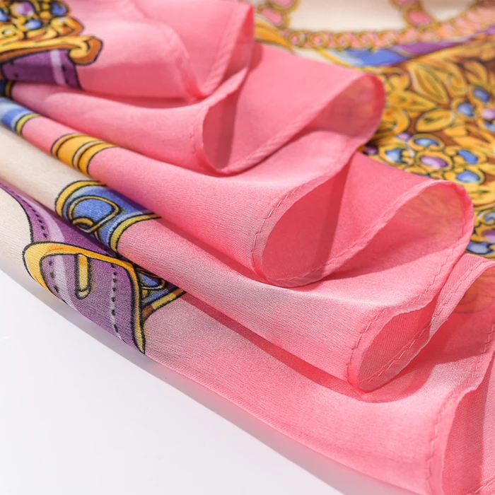 2018 г. Роскошные брендовые новые летние женские шарф модные женские шелковые шарфы печати мягкие шали пашмины женский шарф длинный размер
