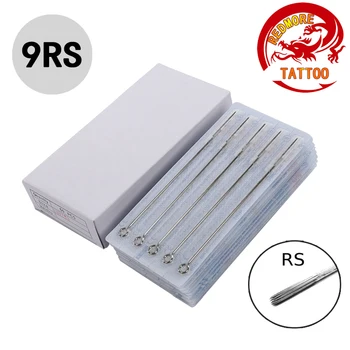 

50 PCS Lot 9 RS Sterile Disposable Tattoo Needles 9 Round Shader 9RS Size